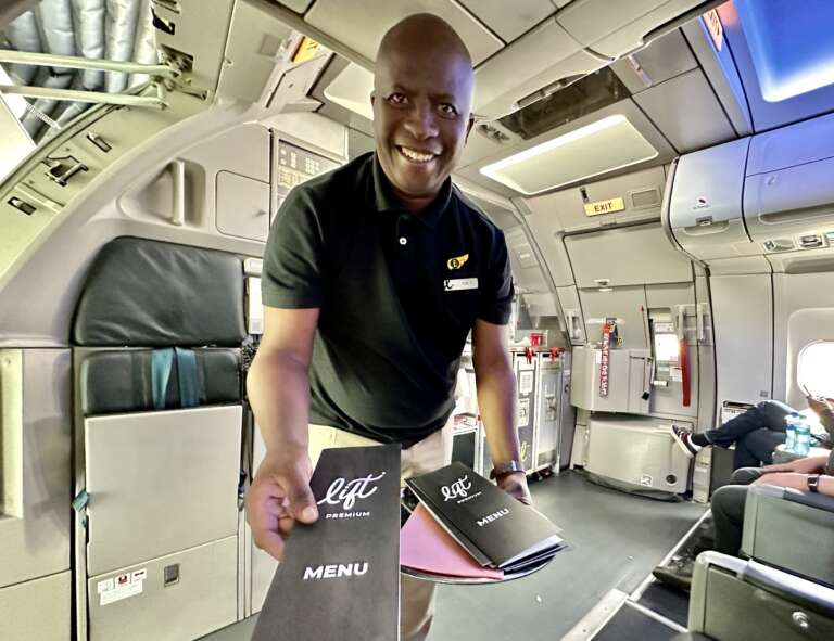 Service with a smile, Lift Airlines