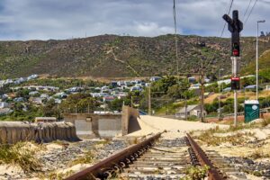 Sandy Rail Tracks Simons Town